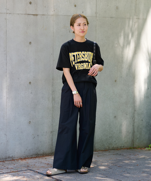 FRAMeWORK（フレームワーク）の「GULFCOAST SPORTSWEAR 別注CREW TEE（Tシャツ/カットソー・レディース・ホワイト/ブラウン/ネイビー/ブラック・FREE）」の12枚目の写真