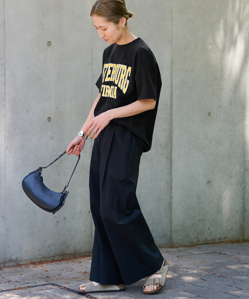 FRAMeWORK（フレームワーク）の「GULFCOAST SPORTSWEAR 別注CREW TEE（Tシャツ/カットソー・レディース・ホワイト/ブラウン/ネイビー/ブラック・FREE）」の11枚目の写真