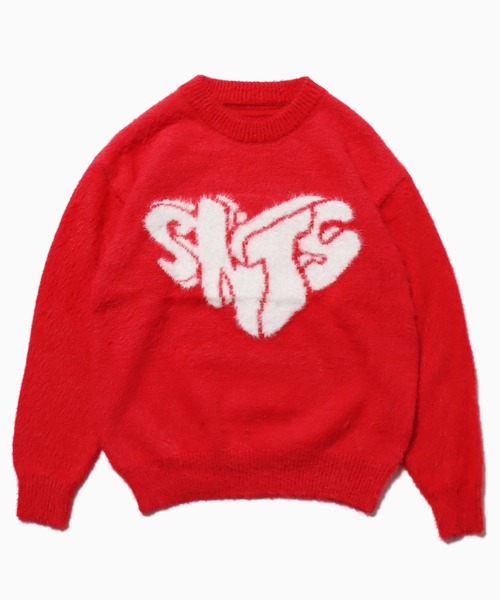 ROOPTOKYO(ループトウキョウ)の「▲FRONT DESIGN KNIT PULLOVER/フロントデザイン ニットプルオーバー(ニット/セーター・レディース・レッド/ホワイト/ブラック・M/L/S)」の18枚目の写真