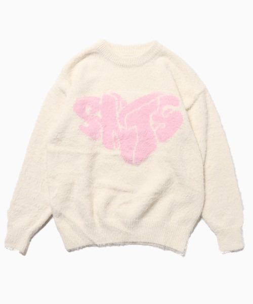 ROOPTOKYO(ループトウキョウ)の「▲FRONT DESIGN KNIT PULLOVER/フロントデザイン ニットプルオーバー(ニット/セーター・レディース・レッド/ホワイト/ブラック・M/L/S)」の10枚目の写真