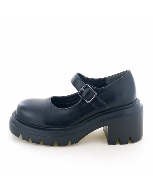 【セール】厚底ソールストラップパンプス 8490087（パンプス）｜byあしながおじさん（バイアシナガオジサン）