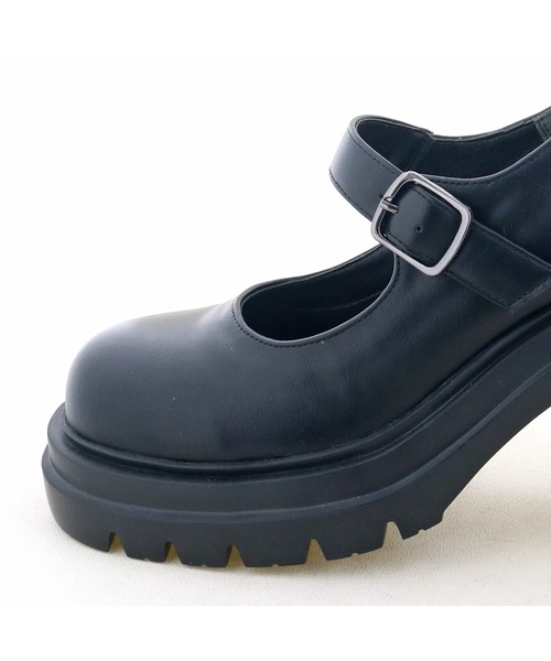 【セール】厚底ソールストラップパンプス 8490087（パンプス）｜byあしながおじさん（バイアシナガオジサン）