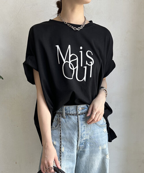coen tシャツ ピグメントアソートロゴプリントTシャツ24FW