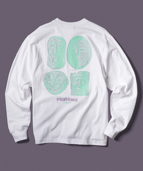 RHYTHMS LS TEE / HUF ハフ ロングスリーブTシャツ ロンT（Tシャツ/カットソー）｜HUF（ハフ）