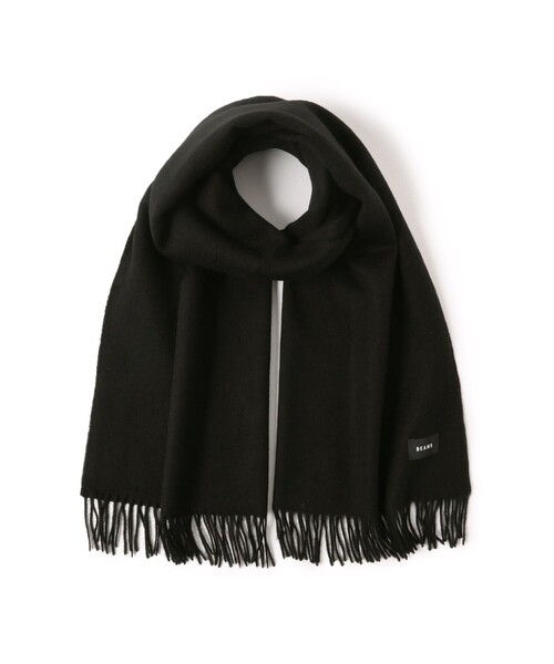 BEAMS（ビームス）の「ソリッド マフラー（マフラー・メンズ・ブラック/グレー/ベージュ・ONE SIZE）」の4枚目の写真