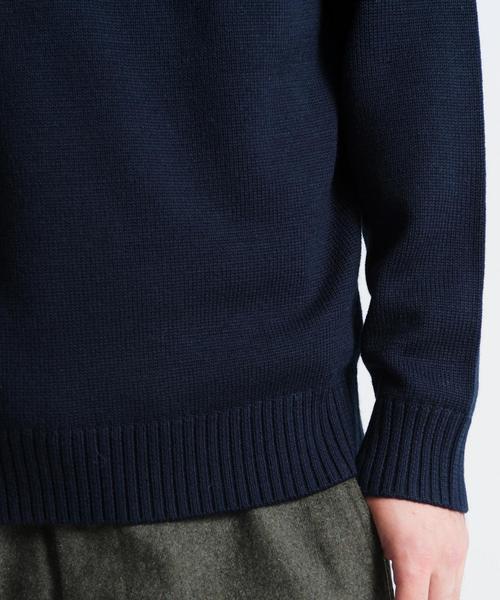 green label relaxing(グリーンレーベルリラクシング)の「MERCE/W タートルネックニット 7G(ニット/セーター・メンズ・ホワイト/グレー/ネイビー・SMALL/X-LARGE/LARGE/MEDIUM)」の8枚目の写真
