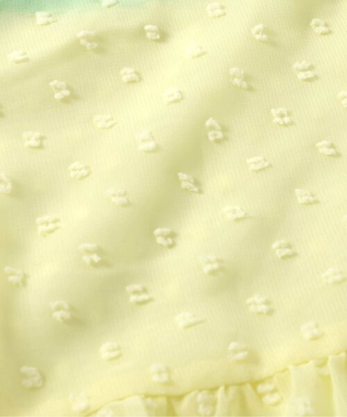 BREEZE（ブリーズ）の「【20周年】カラーチュールビスチェ（キャミソール・キッズ・オフホワイト/ライム・140/130/120/110/100/90/80）」の4枚目の写真