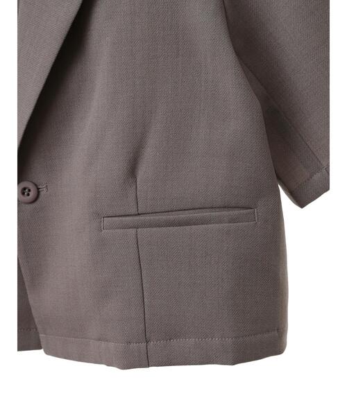 earth music&ecology(アースミュージックアンドエコロジー)の「ショートジャケット(その他アウター・レディース・ブラック/モカ・FREE)」の19枚目の写真