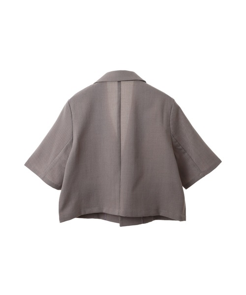 earth music&ecology(アースミュージックアンドエコロジー)の「ショートジャケット(その他アウター・レディース・ブラック/モカ・FREE)」の5枚目の写真