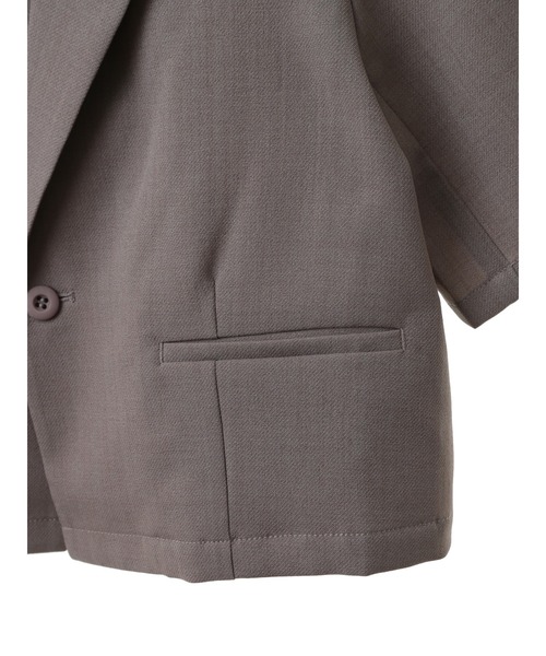 earth music&ecology(アースミュージックアンドエコロジー)の「ショートジャケット(その他アウター・レディース・ブラック/モカ・FREE)」の8枚目の写真