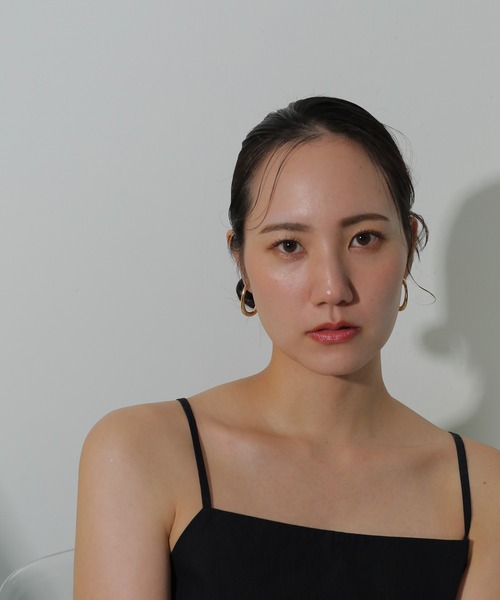 【セール】日本製 ニッケルフリー フープイヤリング（イヤリング）｜emesuelee（エメスーリー）