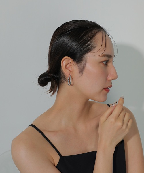 【セール】日本製 ニッケルフリー フープイヤリング（イヤリング）｜emesuelee（エメスーリー）