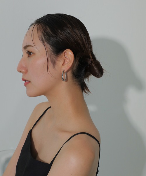【セール】日本製 ニッケルフリー フープイヤリング（イヤリング）｜emesuelee（エメスーリー）