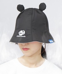 A.M.S.（エーエムエス）の「Chill Panda（チルパンダ） 撥水ポリエステル 耳付き 配色 サウナハット（ハット）」