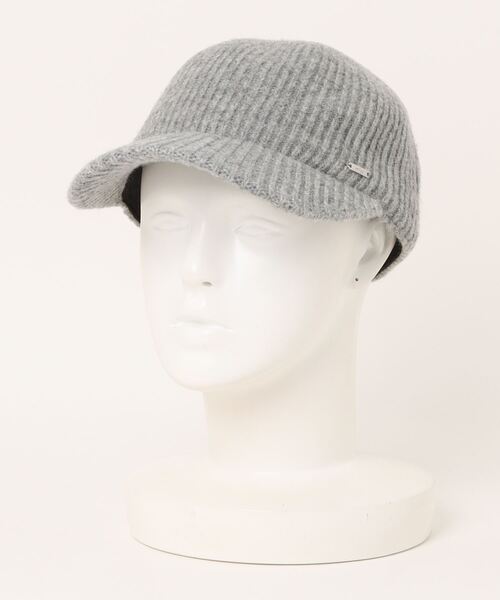 milsa（ミルサ）の「milsa/ミルサ　M ニットサーモキャップ（キャップ・レディース・グレー/ブラック/ホワイト・58cm）」の8枚目の写真