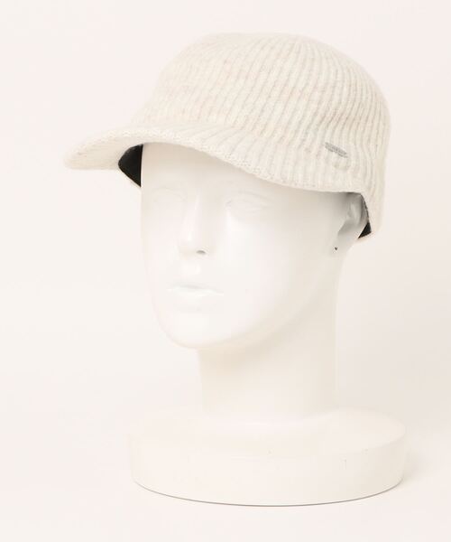 milsa（ミルサ）の「milsa/ミルサ　M ニットサーモキャップ（キャップ・レディース・グレー/ブラック/ホワイト・58cm）」の9枚目の写真