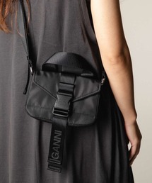 GANNI | GANNI Recycled Tech Mini Satchel ガニー ミニ ショルダーバッグ(ショルダーバッグ)