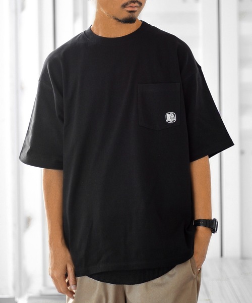 【Leyline】ビッグシルエットポケットTシャツ「b/s pocket logo tee」（Tシャツ/カットソー）｜Leyline（レイライン）