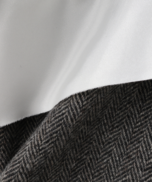 sulvam（サルバム）の「【SULVAM / サルバム】ヘリンボーンタチキリコート（その他アウター・メンズ・ブラック・MEDIUM）」の19枚目の写真