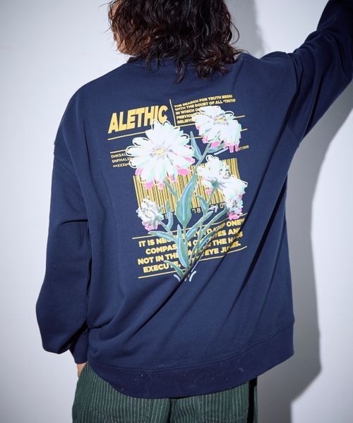 セール】《UNISEX》アートフラワースウェット（スウェット）｜PBLIM
