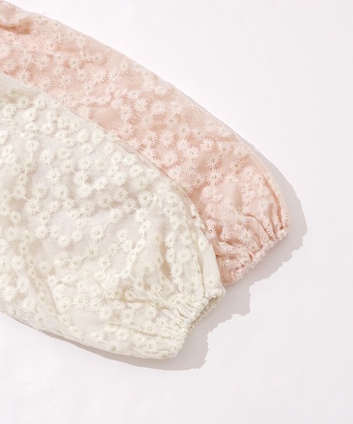 flower（フラワー）の「クリアネスブルームトップ（シャツ/ブラウス・レディース・アイボリー/ピンク・FREE）」の18枚目の写真