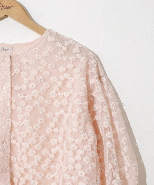 flower（フラワー）の「クリアネスブルームトップ（シャツ/ブラウス・レディース・アイボリー/ピンク・FREE）」の13枚目の写真