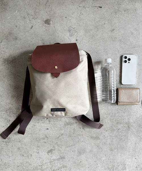 favori（ファヴォリ）の「EM: FAVORI(ファボリ) サンファンリュック（バックパック/リュック・レディース・ブラック/ベージュ/ネイビー/ライトグリーン・FREE）」の16枚目の写真