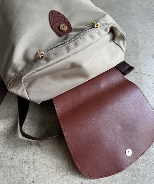 favori（ファヴォリ）の「EM: FAVORI(ファボリ) サンファンリュック（バックパック/リュック・レディース・ブラック/ベージュ/ネイビー/ライトグリーン・FREE）」の21枚目の写真