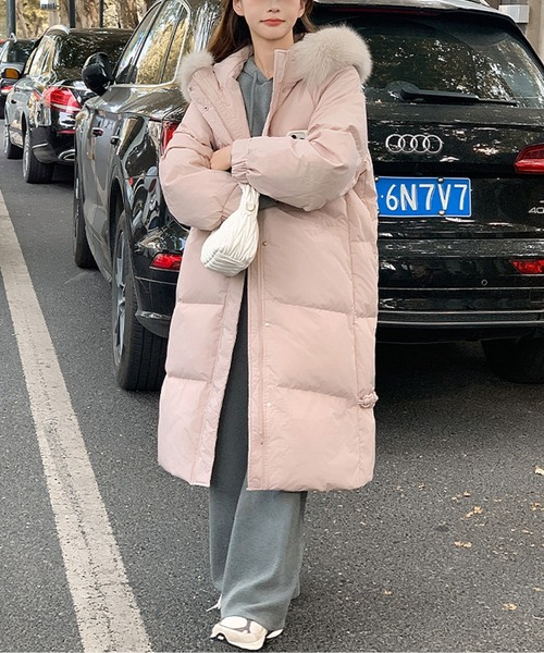 ✨️美品   ファー付きロングダウン ベージュ M imgrc0094075193.jpg