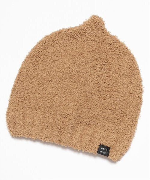 petit main（プティマイン）の「とんがりマシュマロビーニー（その他ベビー用品・キッズ・キャメル/ライトピンク/ネイビー/ライトグリーン/アイボリー・46cm/48cm/50cm）」の11枚目の写真