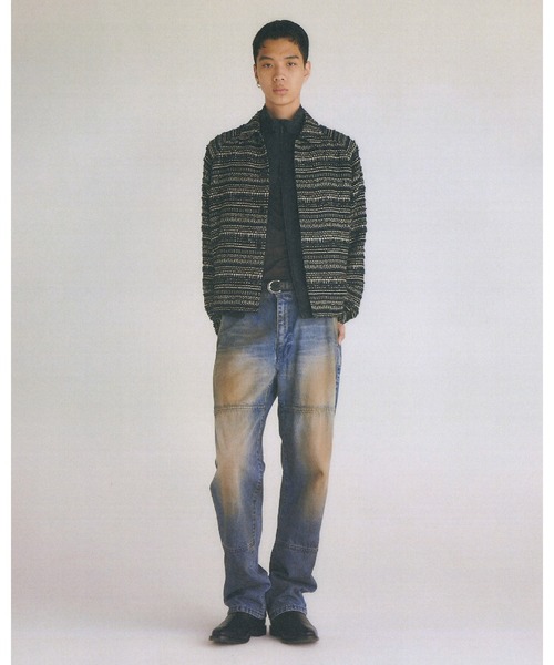 セール】RIBBON BORDER SHORT JACKET（ブルゾン）｜Juha（ユハ）の