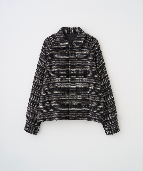 RIBBON BORDER SHORT JACKET