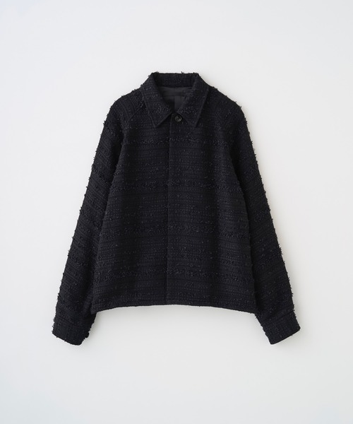 セール】RIBBON BORDER SHORT JACKET（ブルゾン）｜Juha（ユハ）の