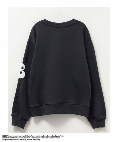 【限定コラボ】新品　SMC xスポンジボブ　スウェット　8Y /定価3万円以上 X-girl Stagesより「スポンジ・ボブ」生誕25周年を記念したコラボ