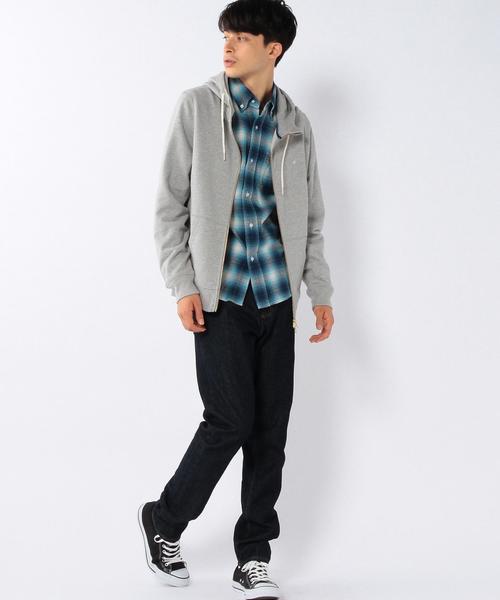 coen（コーエン）の「裏毛ジップパーカー（パーカー・メンズ・グレー/ネイビー/オリーブ/オフホワイト・X-LARGE/SMALL/LARGE/MEDIUM）」の14枚目の写真