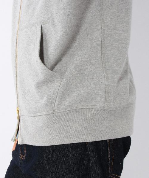 coen（コーエン）の「裏毛ジップパーカー（パーカー・メンズ・グレー/ネイビー/オリーブ/オフホワイト・X-LARGE/SMALL/LARGE/MEDIUM）」の6枚目の写真