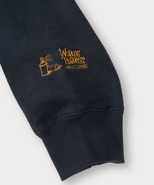 BEN DAVIS（ベンデイビス）の「【BENDAVIS／ベンデイビス】GRAFITTI ZIP HOODIE/グラフィティロゴ フルジップフーディー オーバーサイズ 裏起毛（パーカー・メンズ・アッシュグレー/ブラック/カーキ/ネイビー・M/L/XL）」の6枚目の写真