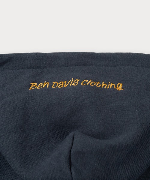 BEN DAVIS（ベンデイビス）の「【BENDAVIS／ベンデイビス】GRAFITTI ZIP HOODIE/グラフィティロゴ フルジップフーディー オーバーサイズ 裏起毛（パーカー・メンズ・アッシュグレー/ブラック/カーキ/ネイビー・M/L/XL）」の5枚目の写真
