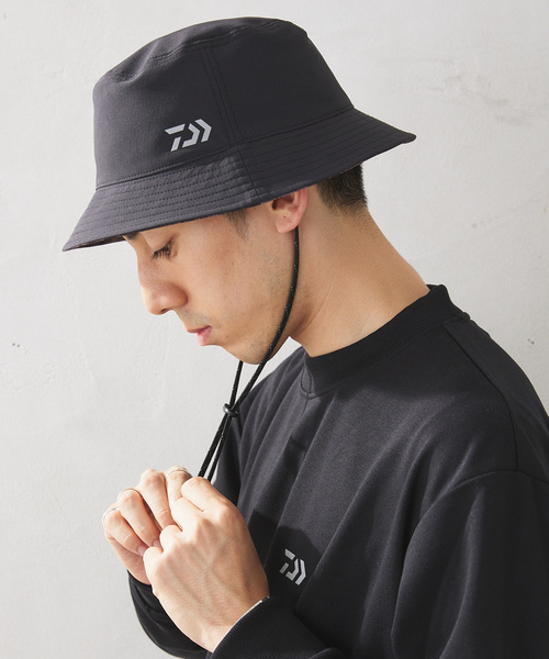 DAIWA（ダイワ）の「DAIWA 別注  CORDURA(R)ナイロン リバーシブル バケットハット（ハット・メンズ・ブラック・FREE）」の8枚目の写真