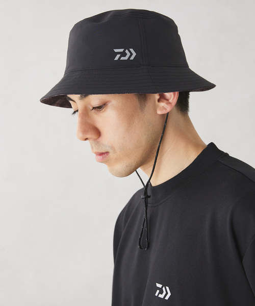 DAIWA（ダイワ）の「DAIWA 別注  CORDURA(R)ナイロン リバーシブル バケットハット（ハット・メンズ・ブラック・FREE）」の9枚目の写真