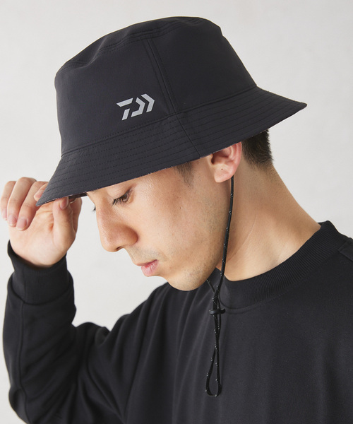 DAIWA（ダイワ）の「DAIWA 別注  CORDURA(R)ナイロン リバーシブル バケットハット（ハット・メンズ・ブラック・FREE）」の10枚目の写真
