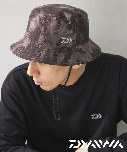 DAIWA（ダイワ）の「DAIWA 別注  CORDURA(R)ナイロン リバーシブル バケットハット（ハット・メンズ・ブラック・FREE）」の14枚目の写真