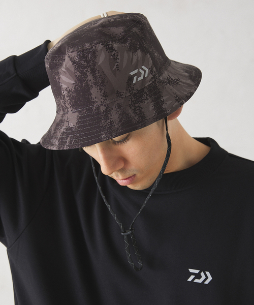 DAIWA（ダイワ）の「DAIWA 別注  CORDURA(R)ナイロン リバーシブル バケットハット（ハット・メンズ・ブラック・FREE）」の16枚目の写真