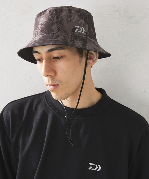 DAIWA（ダイワ）の「DAIWA 別注  CORDURA(R)ナイロン リバーシブル バケットハット（ハット・メンズ・ブラック・FREE）」の21枚目の写真
