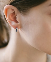 Ops.（オプス）の「ピアス 金属アレルギー対応 フープピアス シルバー925 ゴールド 【kyklos-flat キクロス・フラット】（ピアス（両耳用））」