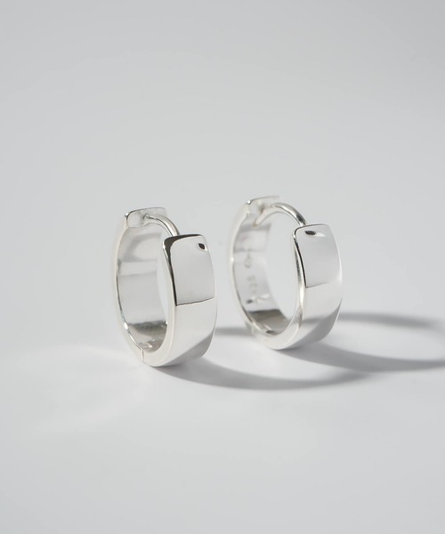 Ops.(オプス)の「ピアス 金属アレルギー対応 フープピアス シルバー925 ゴールド 【kyklos-flat キクロス・フラット】(ピアス(両耳用)・レディース・イエローゴールド/シルバー・ONE SIZE)」の16枚目の写真