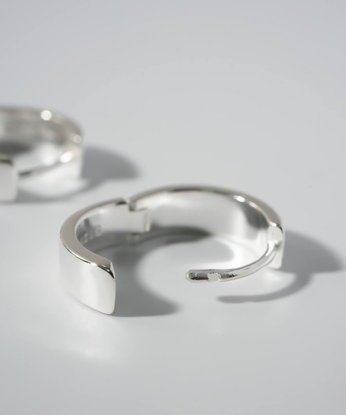 Ops.(オプス)の「ピアス 金属アレルギー対応 フープピアス シルバー925 ゴールド 【kyklos-flat キクロス・フラット】(ピアス(両耳用)・レディース・イエローゴールド/シルバー・ONE SIZE)」の18枚目の写真