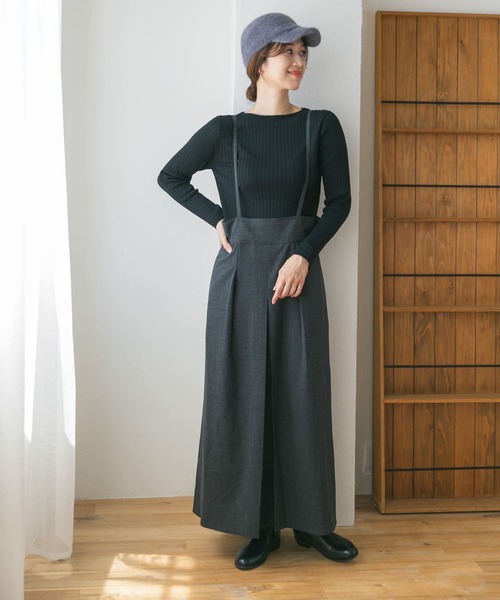 URBAN RESEARCH DOORS(アーバンリサーチドアーズ)の「ハイウエストキャミワンピース(ワンピース・レディース・グレー/ブラック・SMALL/MEDIUM)」の22枚目の写真