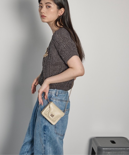 ショルダーバッグ チェーン ミニ THE YOn(ザヨン)の「チェーンミニバッグ(ショルダーバッグ