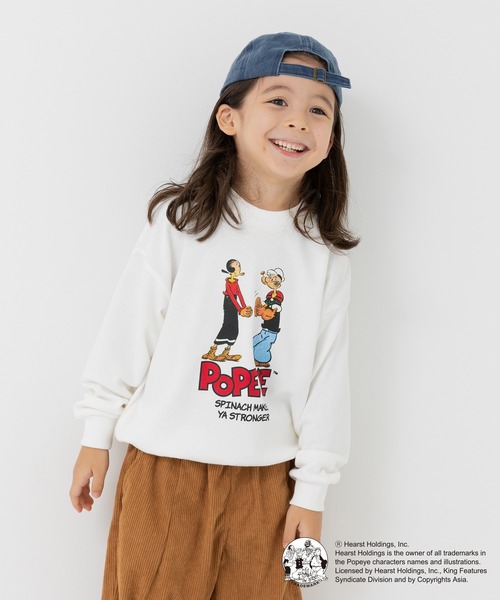 poppy トレーナー poppy いちごプリントスウェット（ネイビー） - メルカリ